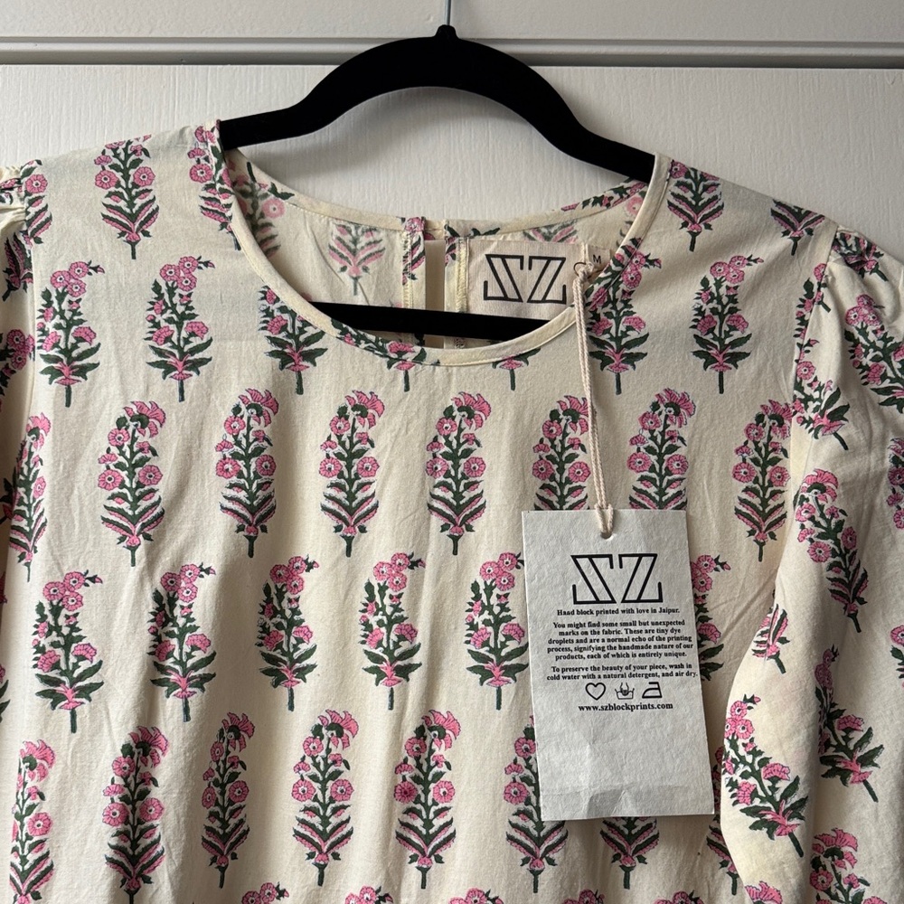 Gaia Dress in Faded Rose Phool